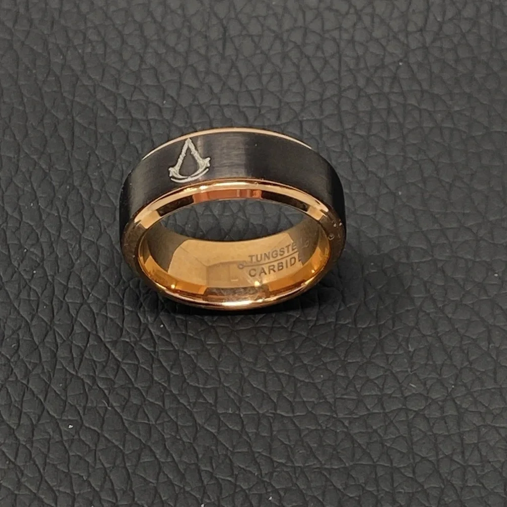 NWT UNLOCKED NAnimerica Assassins Creed Mirage Men’s Size 6 18K Rose Gold Ring